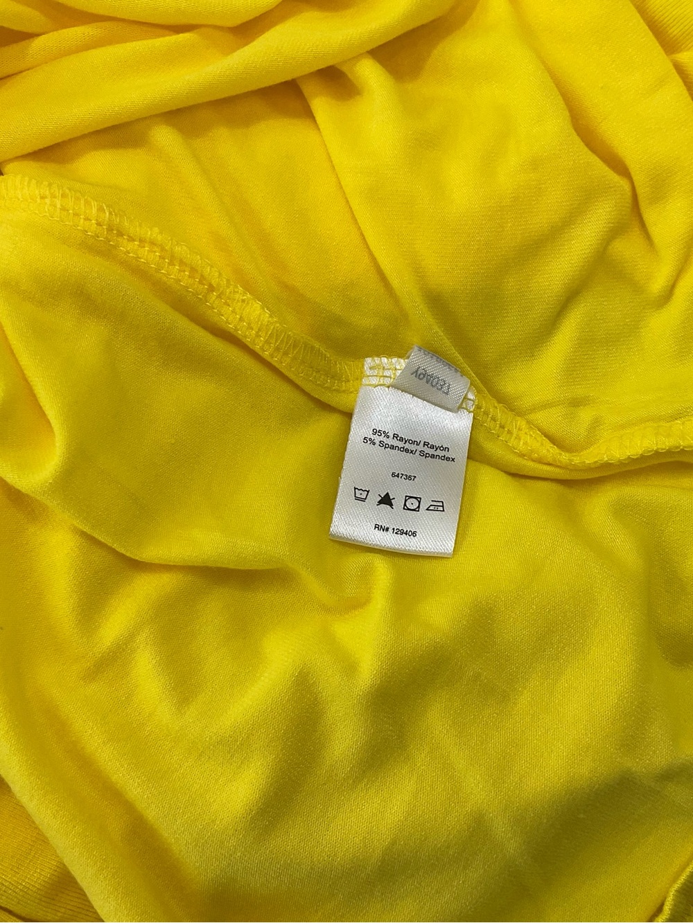 VENUS Bright Yellow Cold-Shoulder Tank Top - Picture 5 of 6